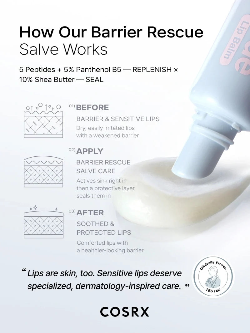 5 Peptide B5 Sensitive Repair Salve Lip Balm