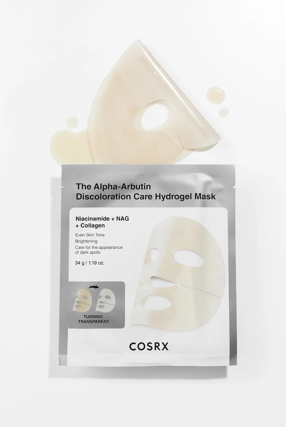 ($100+ Free Gift) COSRX The Alpha-Arbutin Discoloration Care Hydrogel Mask_1ea