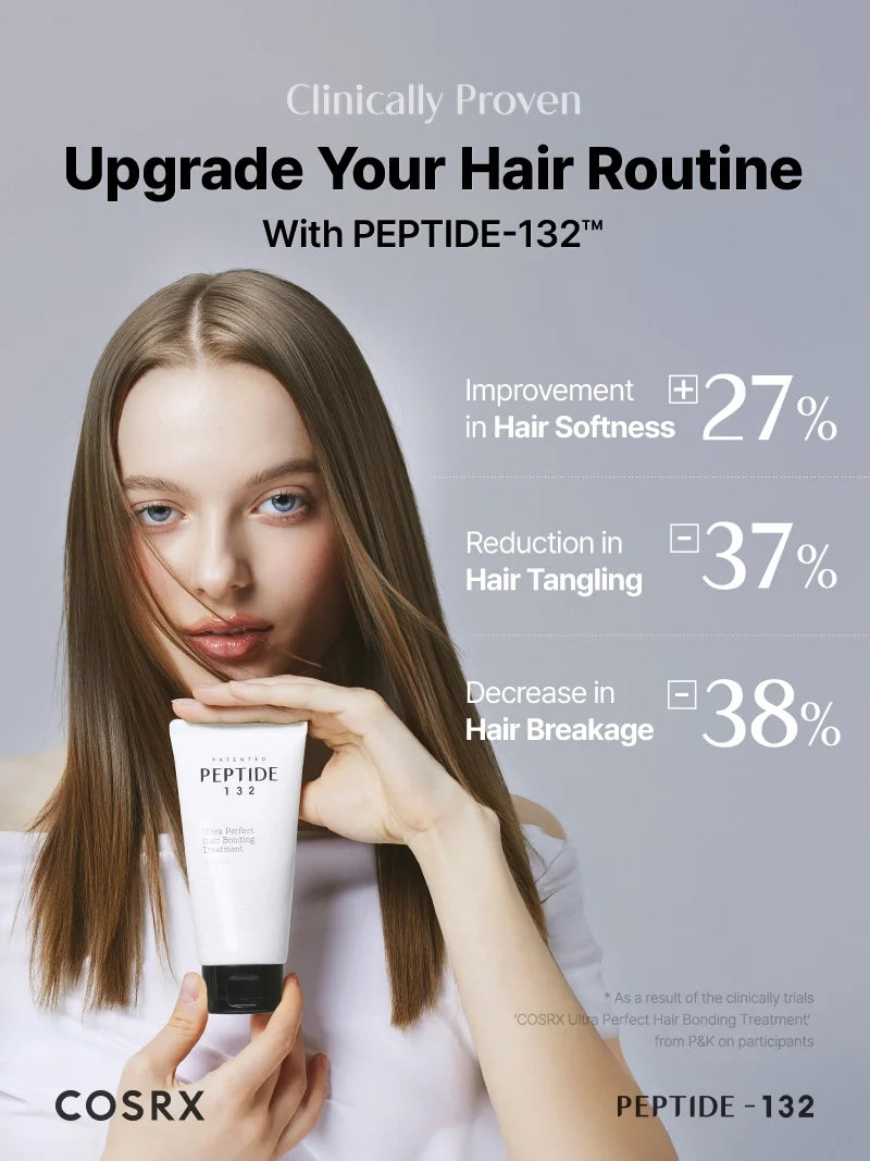 ($100+ Free gift) COSRX PEPTIDE-132 Ultra Perfect Hair Bonding Treatment 60mL