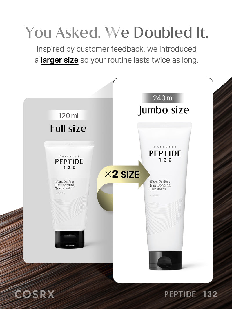 ($100+ Free gift) COSRX PEPTIDE-132 Ultra Perfect Hair Bonding Treatment 60mL