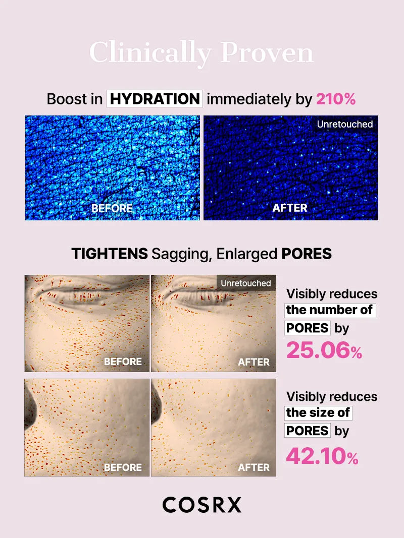 (￡40+ Free Gift) COSRX The Peptide Collagen Lifting Glow Hydrogel Mask_3ea