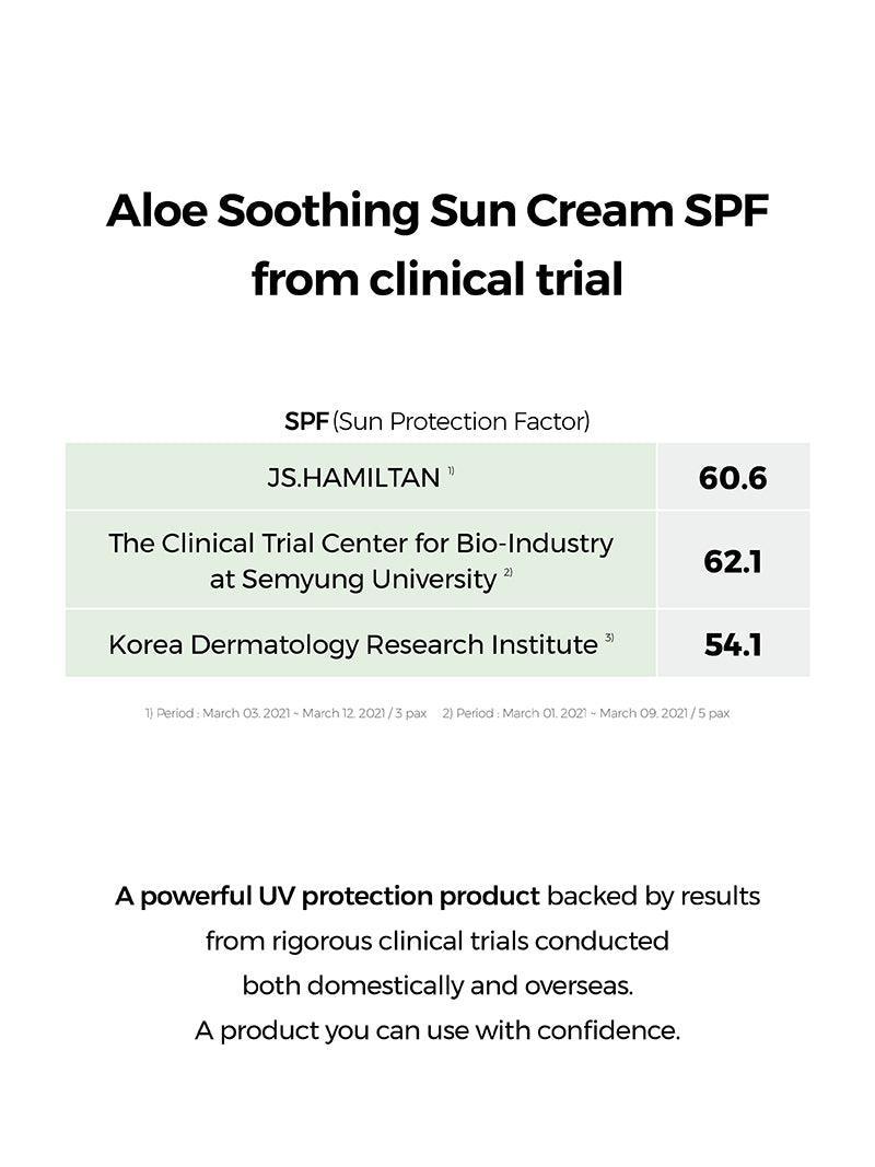 Aloe Soothing Sun Cream  SPF50+/ PA+++